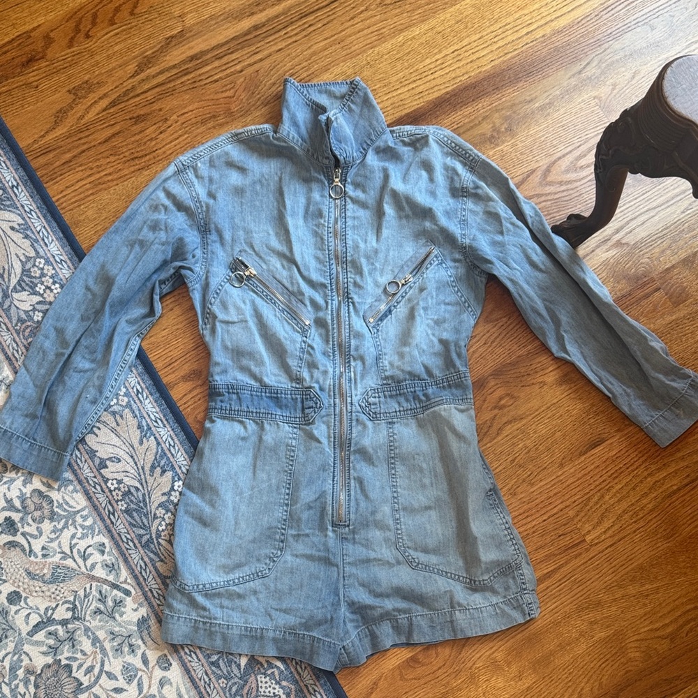 Denim Women's romper